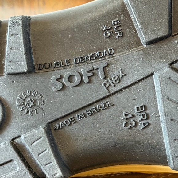 Boots Men’s Work Soft Flex Agriculture Double Densidad Size 11 USA / 43 BRA - Picture 10 of 12